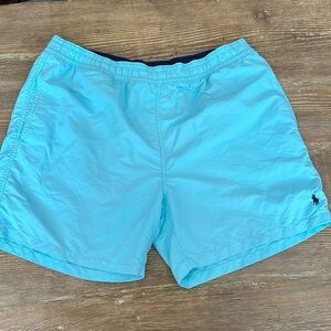 Polo By Ralph Lauren aqua blue Swim Trunks Size XL